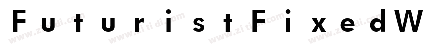 FuturistFixedWidth R字体转换